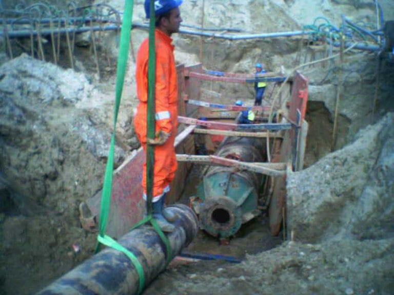 Foraj percuție cu țeavă OL dn1500 mm Crivina