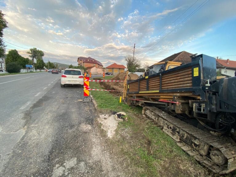 Finalizarea lucrării de foraj orizontal dirijat fără săpătură