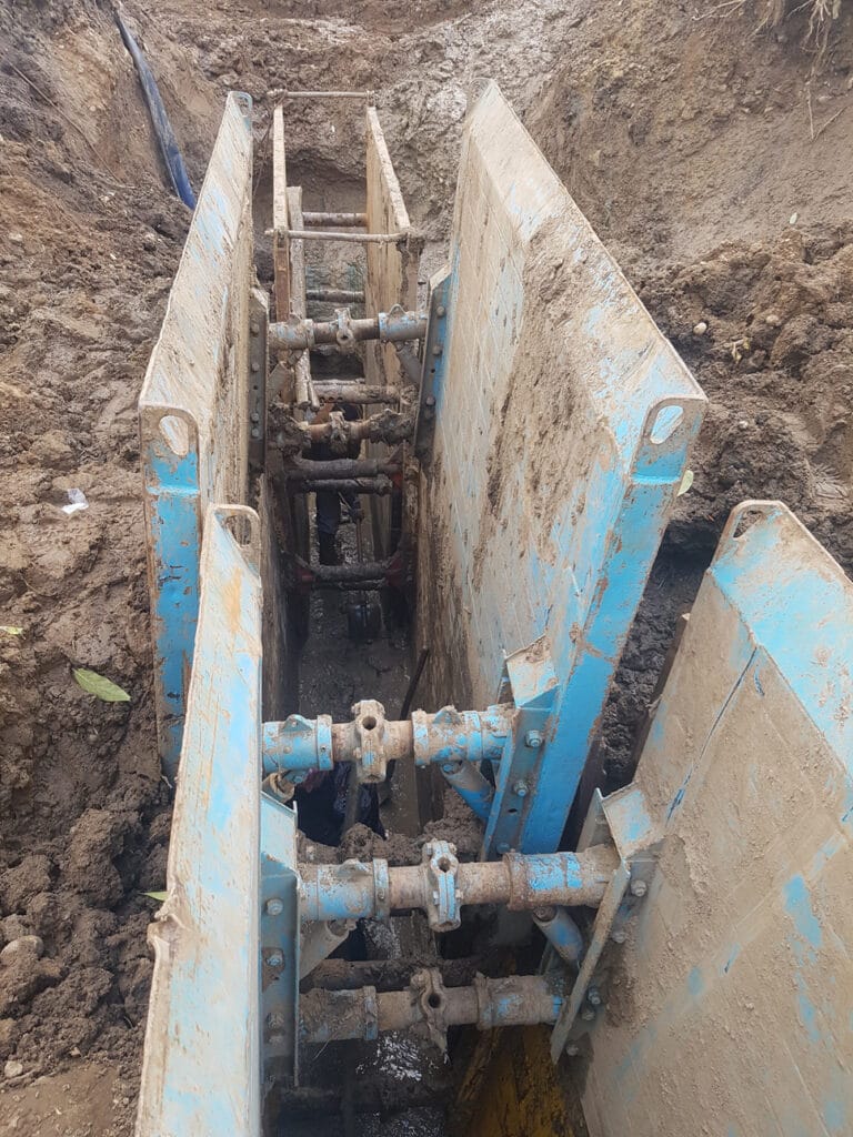 Sprijiniri maluri foraj percuție