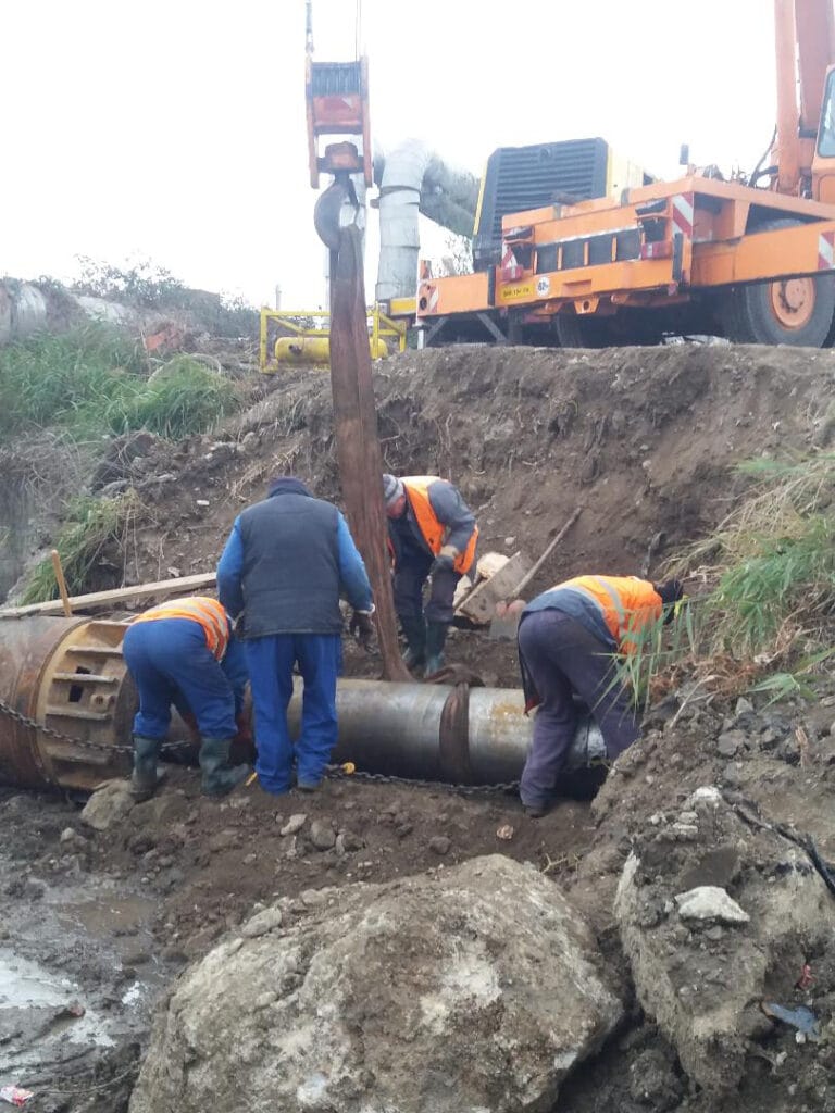 Subtraversare percuție OL dn1016 mm