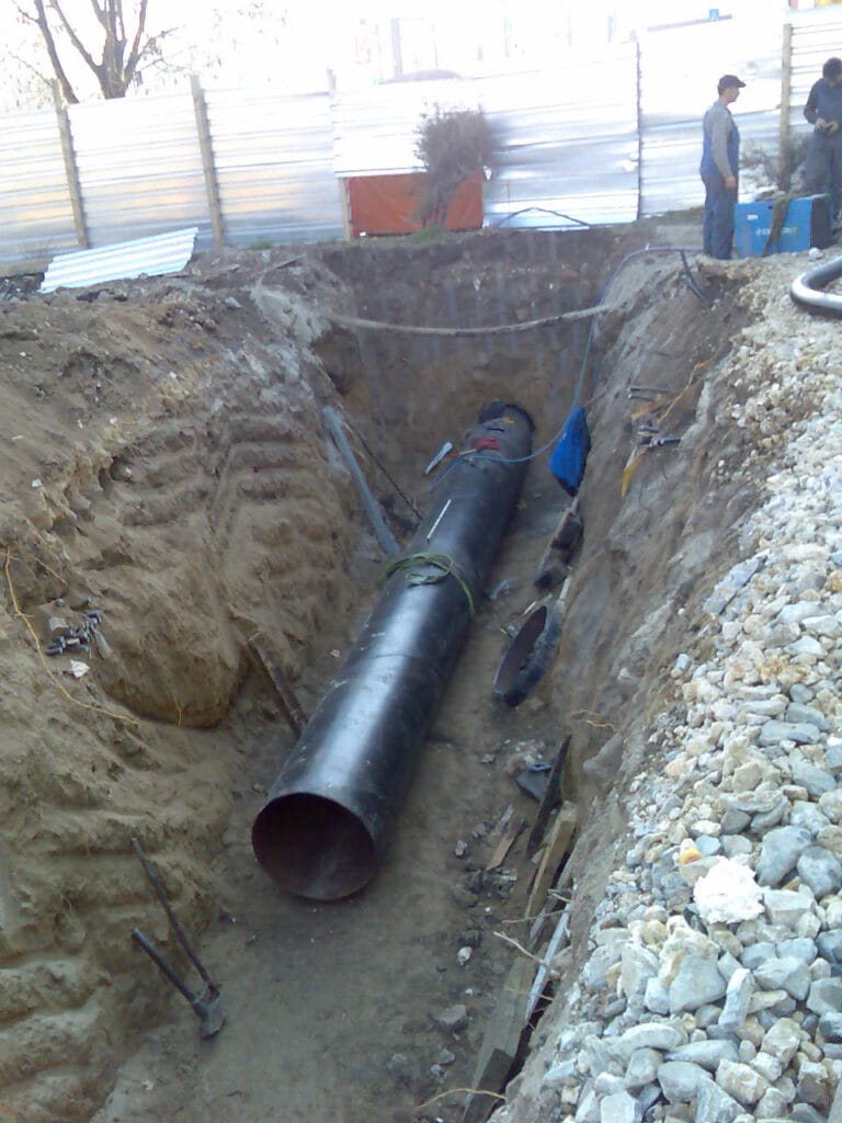 Subtraversare percuție dn800 mm