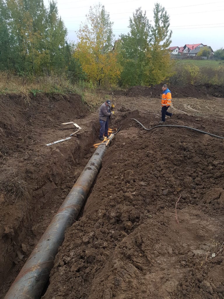 Subtraversare prin percuție Albota